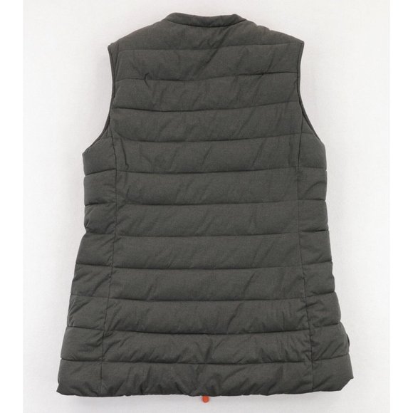 Save the Duck Full Zip Puffer Vest Women's Size 2/US Medium Gray - Picture 2 of 9